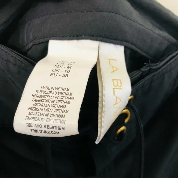 Sold LA BLANCA "All Board" 5-Inch Board Shorts- Black/Gold- Size Medium - Picture 2 of 9